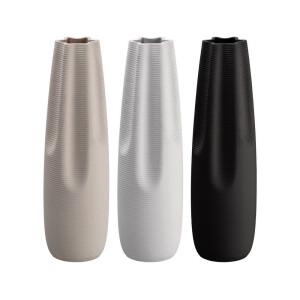 Set 3 vaze flori ceramica multicolora Tribeca 13,5 x 45 cm