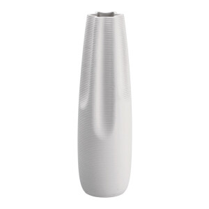 Vaza flori ceramica alba Tribeca 13,5 x 45 cm