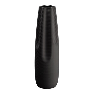 Vaza flori ceramica neagra Tribeca 13,5 x 45 cm