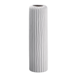 Vaza flori ceramica alba Tribeca 19,5 x 75 cm