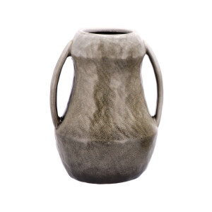 Vaza flori ceramica gri 18 x 23 cm