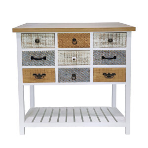 Comoda lemn multicolor 80 x 32 x 82 cm