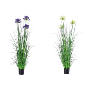 Set 2 flori artificiale in ghiveci 17 x 150 cm 