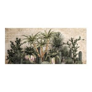Tablou decorativ olegrafie pe panza Plante Exotice 100 x 50 cm