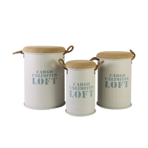 Set 3 tabureti  27 x  44, 34 x 50, 40 x 55 cm