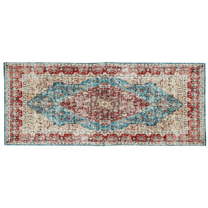 Covor antiderapant textil multicolor 55 x 180 cm