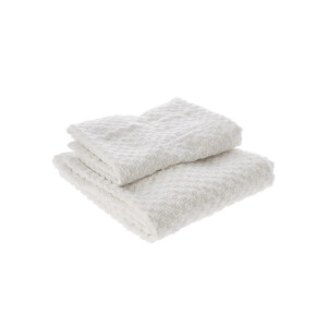 Set 2 prosoape baie bumbac alb 36 x 56 cm, 53 x 96 cm, 500 gr