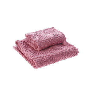 Set 2 prosoape baie bumbac roz 36 x 56 cm, 53 x 96 cm, 500 gr