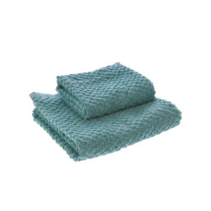 Set 2 prosoape baie bumbac verde 36 x 56 cm, 53 x 96 cm, 500 gr