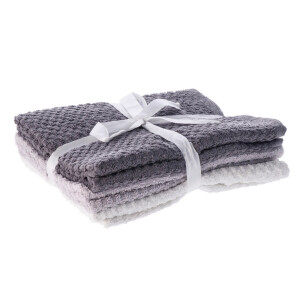 Set 6 prosoape baie bumbac multicolor II 6 x 36 x 56 cm, 6 x 53 x 96 cm