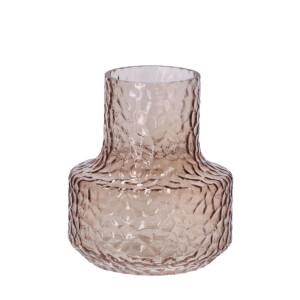 Vaza sticla ambra 16 x 18 cm