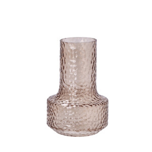 Vaza sticla ambra 17 x 25 cm