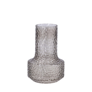 Vaza sticla gri 17 x 25 cm