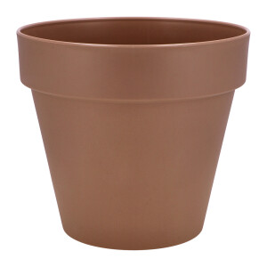 Ghiveci flori plastic maro taupe 38 x 34 cm