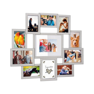 Rama foto perete plastic bej, sticla 65,5 x 60,5 cm