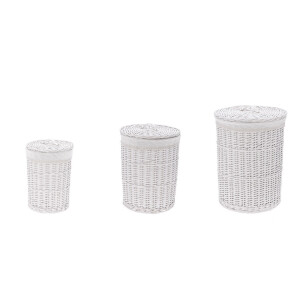 Set 3 cosuri rufe albe 29,5 x 40, 36 x 48, 43 x 56 cm