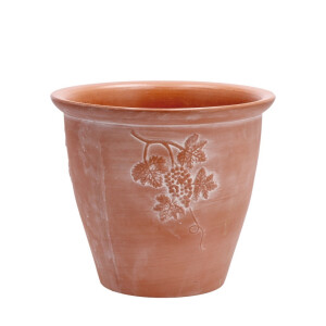 Ghiveci flori teracota maro 24 x 21 cm