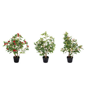 Set 3 Trandafiri artificiali 16 x 70 cm