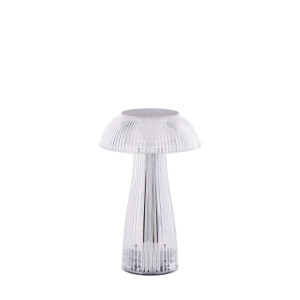 Veioza cu control tactil, plastic transparent 17,5 x 24,5 cm