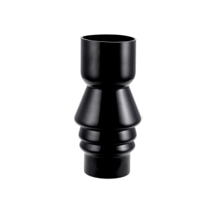 Vaza flori sticla neagra 15 x 30 cm