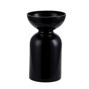 Vaza flori sticla neagra 15 x 24,5 cm