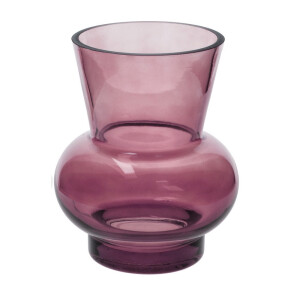 Vaza flori sticla violet Andy 15 x 18 cm