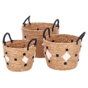 Set 3 cosuri depozitare 23 x 26, 28 x 29, 33 x 32 cm