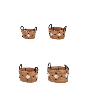 Set 4 cosuri depozitare 28 x 22 x 19 cm, 30 x 25 x 22 cm, 35 x 30 x 25 cm, 40 x 33 x 30 cm
