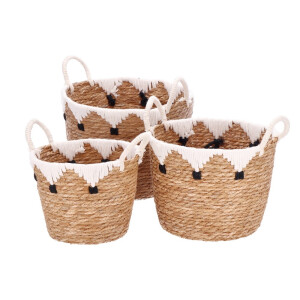 Set 3 cosuri depozitare Lush 23 x 26, 28 x 29, 33 x 32 cm