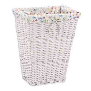 Cos rufe, depozitare, lemn salcie alb, textil 41 x 31 x 52 cm