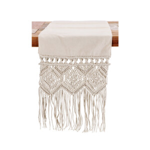 Traversa masa bumbac crem III 33 x 180 cm