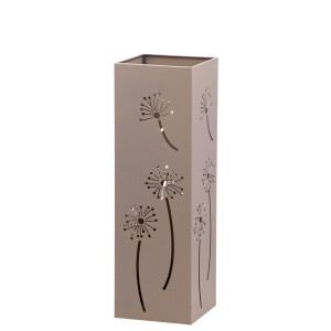 Suport umbrele metal maro taupe Daisy 15,5 x 15,5 x 49 cm