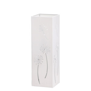 Suport umbrele metal alb Daisy 15,5 x 15,5 x 49 cm