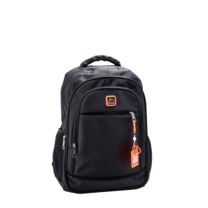Rucsac laptop textil portocaliu negru 31 x 20 x 50 cm