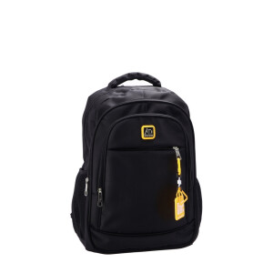 Rucsac laptop textil galben negru 31 x 20 x 50 cm