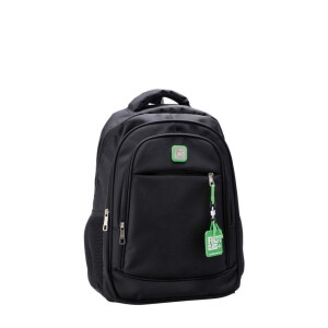 Rucsac laptop textil verde negru 31 x 20 x 50 cm