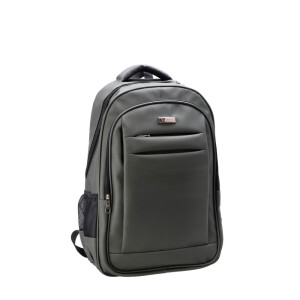 Rucsac laptop textil gri petrol 35 x 16 x 54 cm