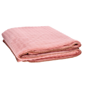 Patura flanel roz 200 x 220 cm