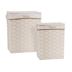 Set 2 cosuri rufe crem  38 x 28 x 50, 45 x 33 x 56 cm