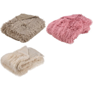 Set 3 paturi textil multicolor Emily 200 x 220 cm