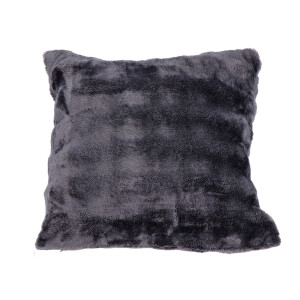 Perna decorativa textil negru 45 x 45 cm