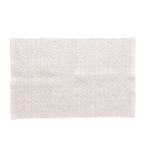 Covor bumbac crem 90 x 150 cm
