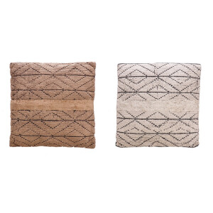 Set 2 perne decorative bumbac multicolor Peres 60 x 60 cm