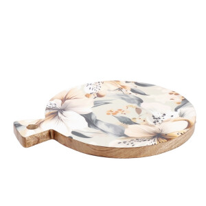 Platou servire lemn multicolor Abel 39 x 29 x 2,5 cm