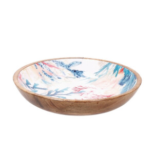 Bol lemn multicolor Maela II 30 x 6 cm