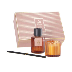 Set parfum camera, lumanare parfumata Frezie si Citrice 150 ml, 100 gr