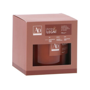 Lumanare parfumata aroma Chihlimbar si Lemn 12 x 12 cm