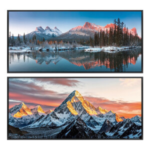 Set 2 tablouri decorative canvas Peisaj 65 x 140 cm