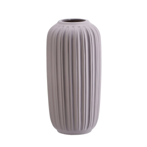 Vaza flori ceramica bej 15 x 30 cm