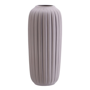 Vaza flori ceramica bej 16 x 38 cm